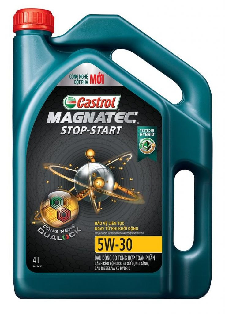 Hình ảnh minh họa dầu nhớt Castrol 5w30 tổng hợp cao cấp, giải thích nhớt Castrol 5w30 chạy được bao nhiêu km