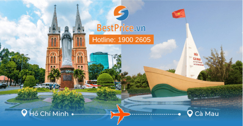 Hình ảnh minh họa việc đặt vé máy bay từ TP.HCM đi Cà Mau, một lựa chọn nhanh chóng cho chuyến đi xa.