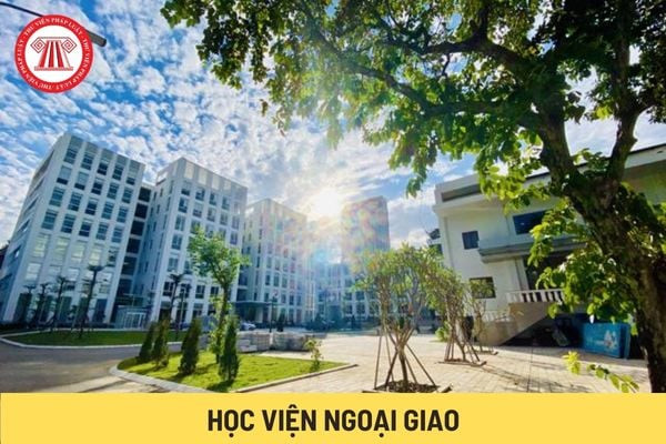 Hình ảnh tòa nhà chính của Học viện Ngoại giao tại Hà Nội