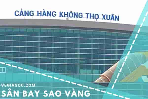 Hình ảnh tổng quan Cảng Hàng không Thọ Xuân, còn gọi là sân bay Sao Vàng ở Thanh Hóa.