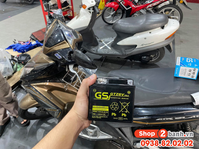 Hình ảnh vị trí bình ắc quy xe Airblade 125 sau khi tháo nắp, hướng dẫn tìm kiếm và thay thế dễ dàng