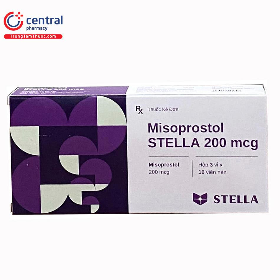 hộp thuốc Misoprostol STELLA 200mcg