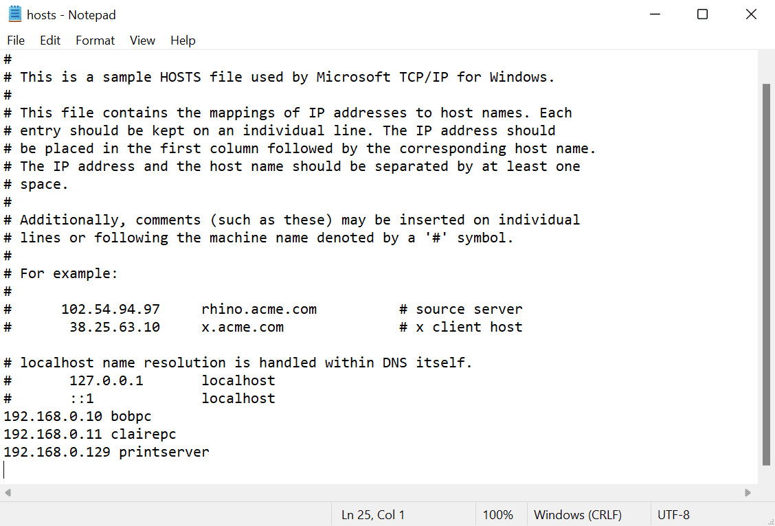 Khái niệm và vai trò của file hosts trên Windows 11