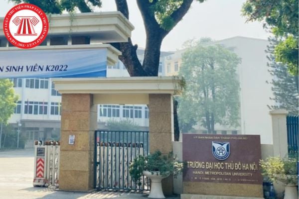 Khuôn viên chính Đại học Thủ đô Hà Nội tại Cầu Giấy