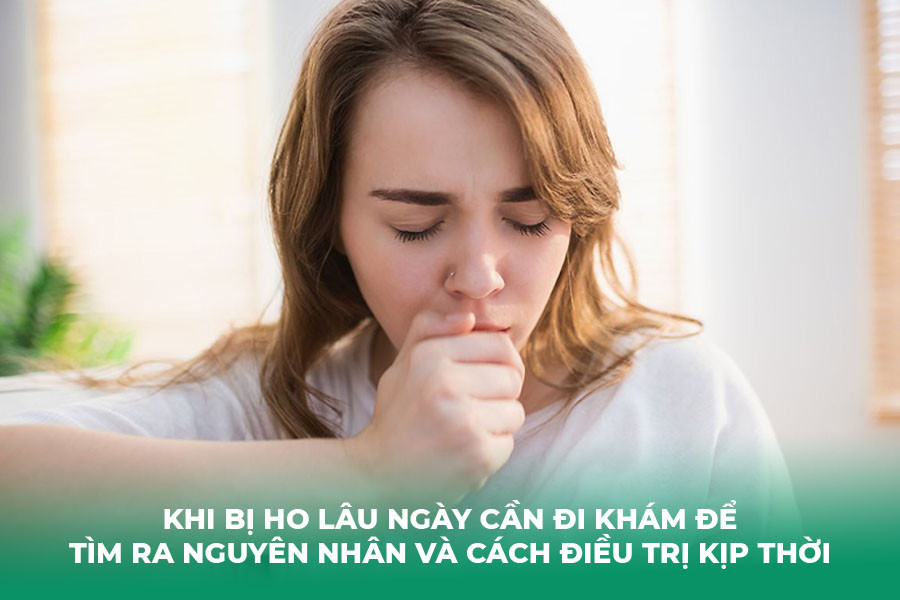 Người bệnh đang thăm khám để xác định nguyên nhân bị ho lâu ngày nên đi khám ở đâu để điều trị hiệu quả