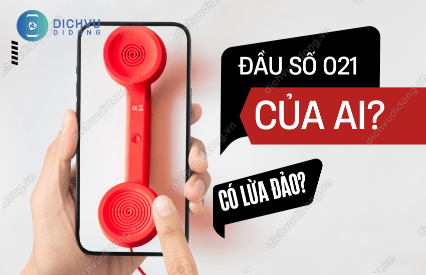 Người dùng đang suy nghĩ về cuộc gọi từ mã vùng 021
