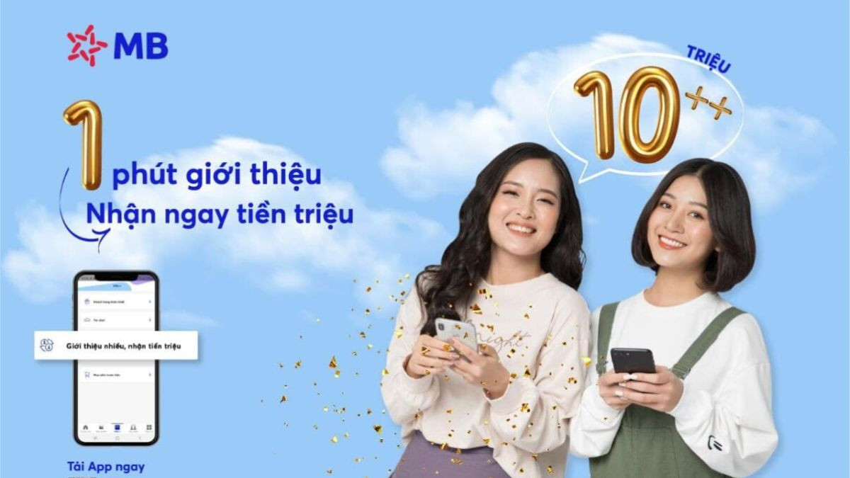 Người dùng đang xem thể lệ chi tiết chương trình mã giới thiệu MB Bank