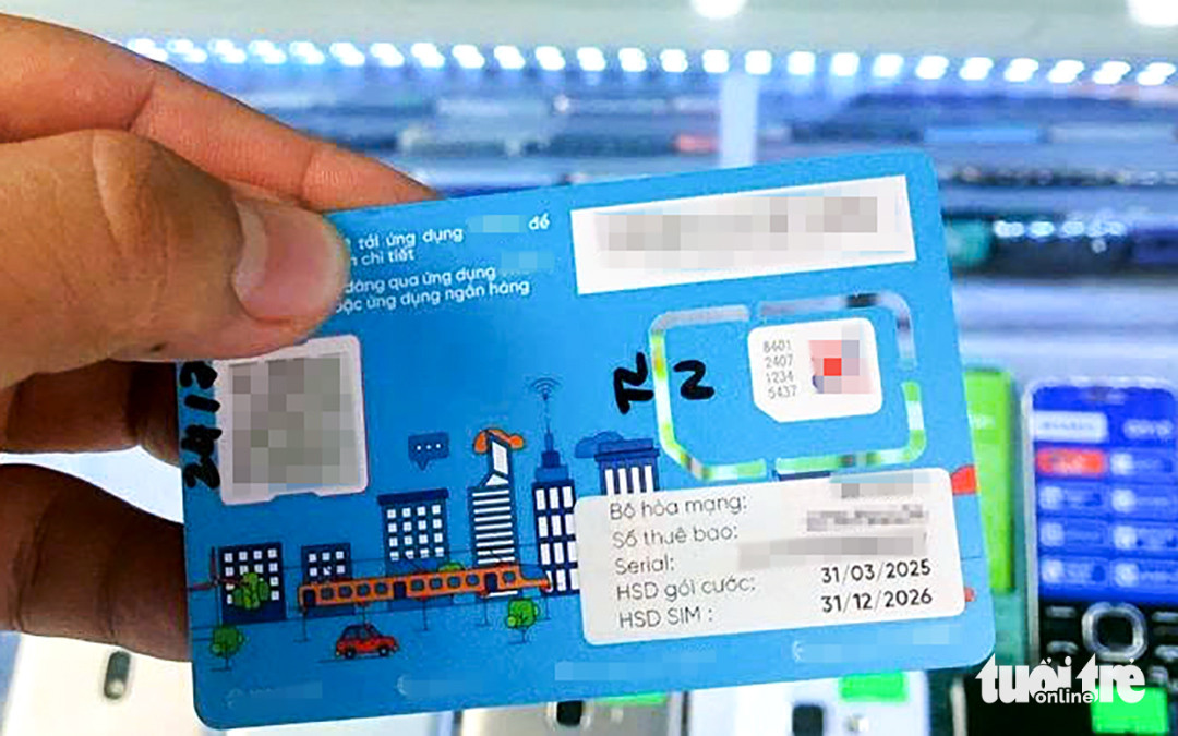 Người mua dễ dàng có được sim mà không cần cung cấp thông tin cá nhân, phổ biến tại các điểm bán lẻ
