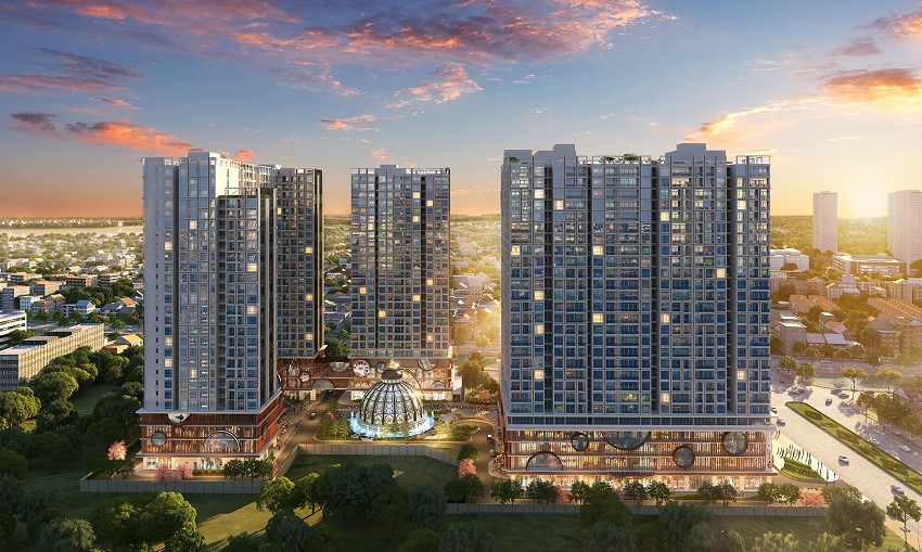 Phối cảnh chung cư hinode city 201 Minh Khai