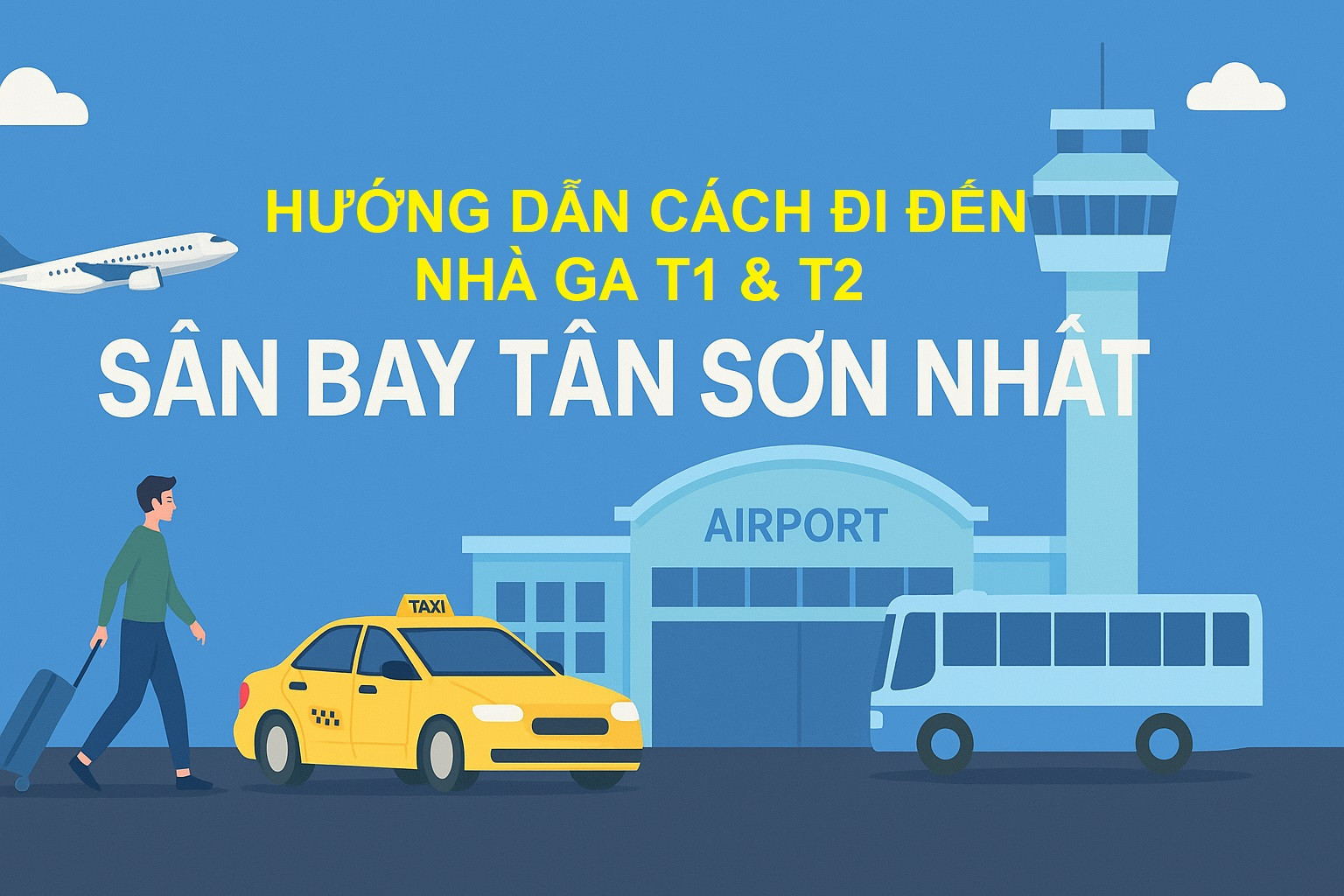 Sơ đồ tổng quan các nhà ga sân bay Tân Sơn Nhất, giúp định vị ga đến quốc tế