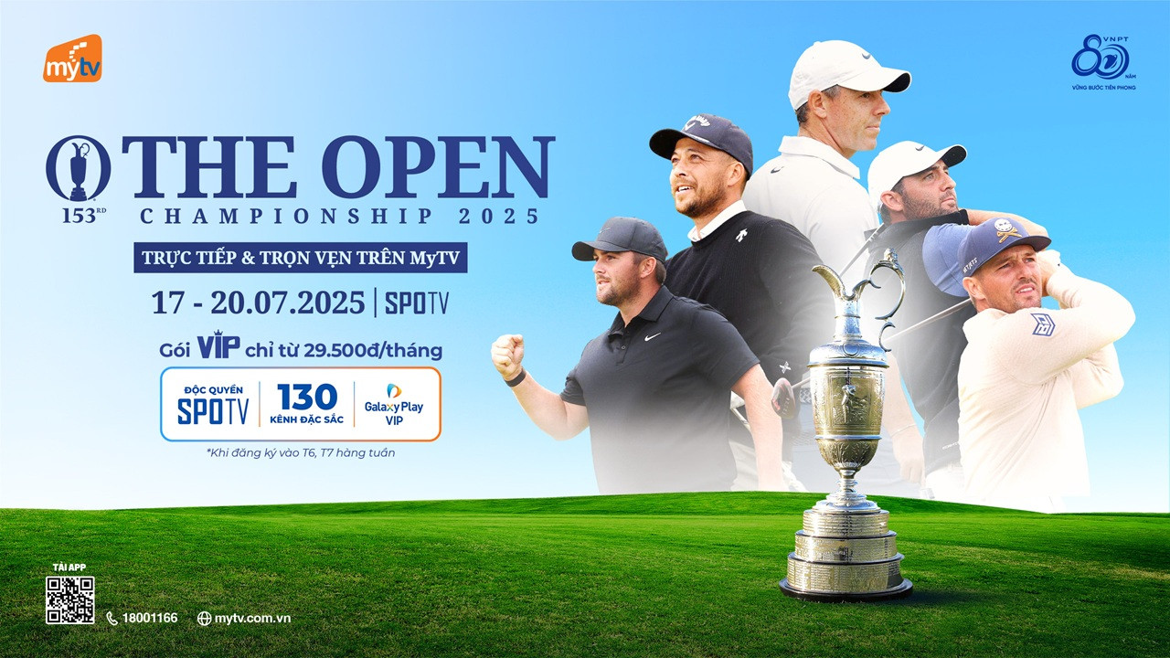 Tay golf thực hiện cú đánh uy lực trong giải đấu lớn, xem us open golf 2025 ở đâu