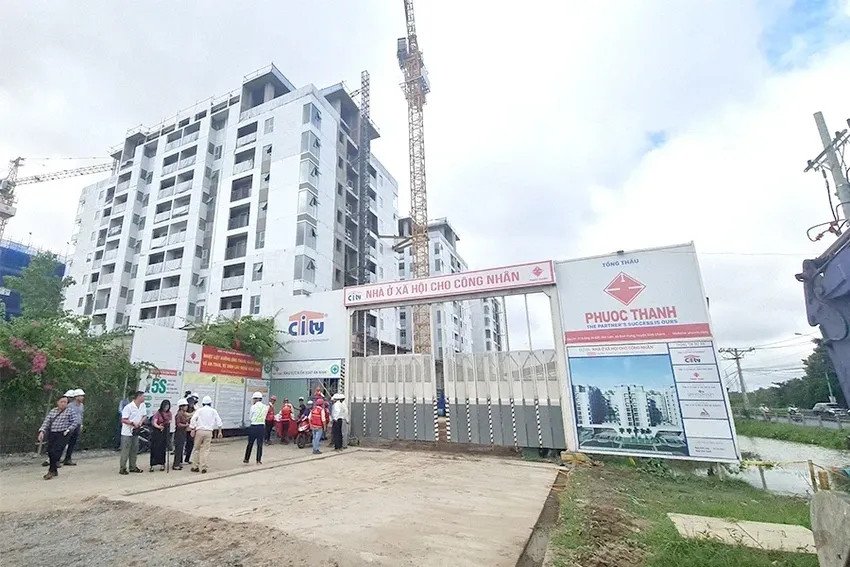 Tổng quan khu dân cư nhà ở xã hội tại TP.HCM nhìn từ trên cao