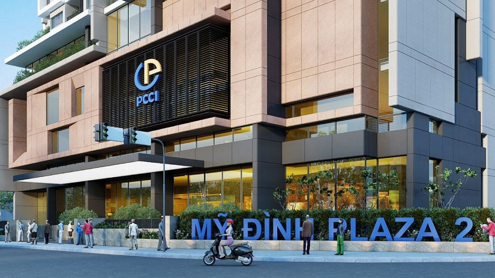 Tổng quan kiến trúc chung cư Mỹ Đình Plaza 2 nhìn từ trên cao