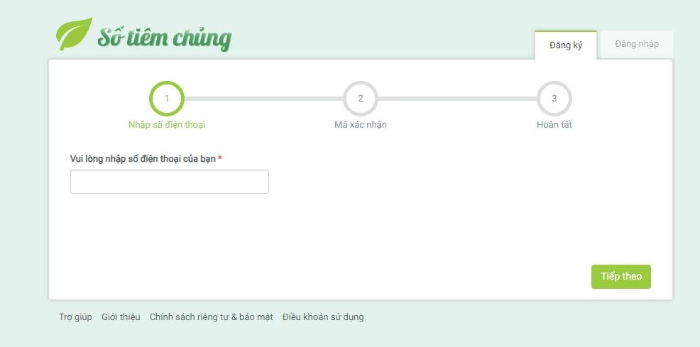 Tra cứu lịch sử tiêm chủng của trẻ trên website