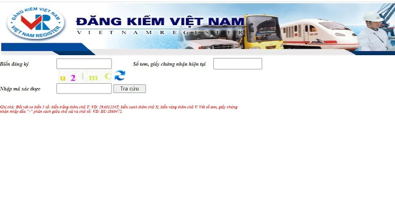 Tra cứu phạt nguội ô tô qua website Cục Đăng kiểm Việt Nam