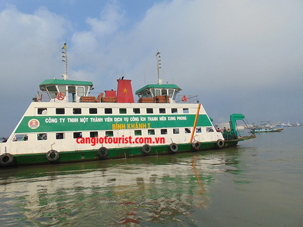 Tuyến đường đến Cần Giờ đi qua phà Bình Khánh