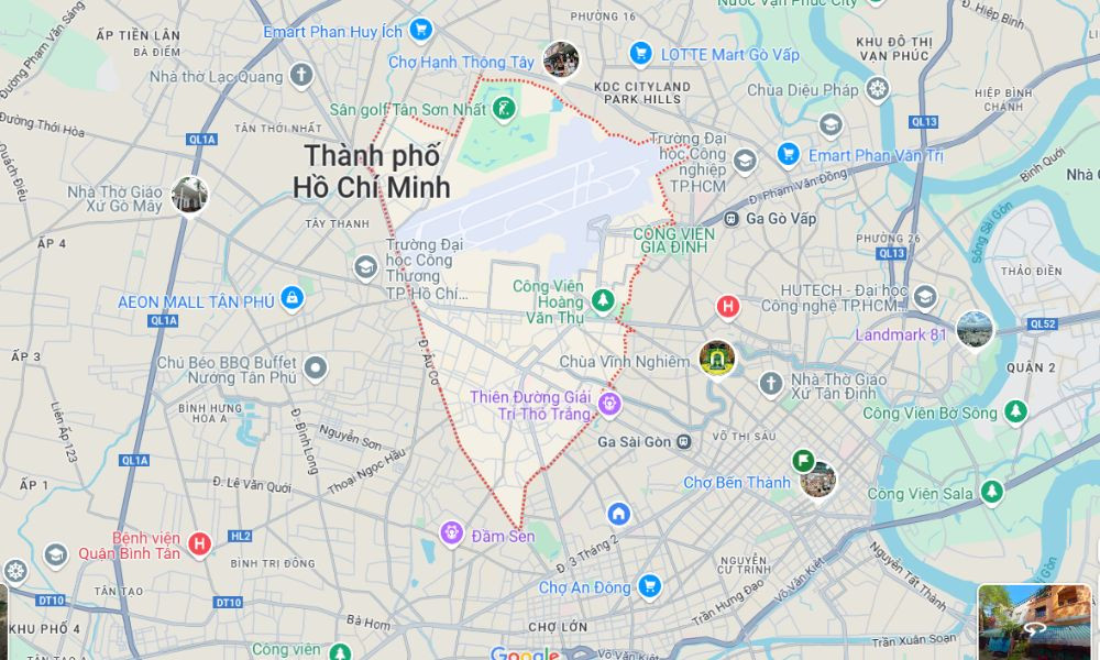 Vị trí chiến lược của Quận Tân Bình tại TP.HCM