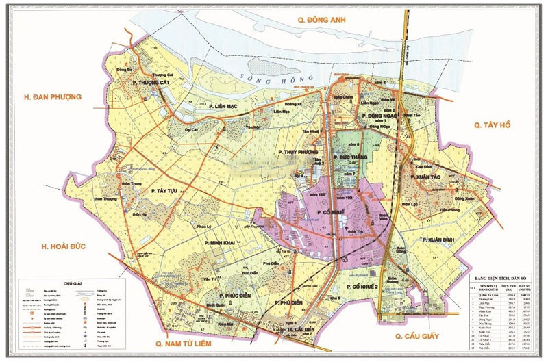 Vị trí địa lý của Hà Đông và Nam Từ Liêm trên bản đồ Hà Nội giúp xác định khoảng cách Hà Đông cách Nam Từ Liêm bao nhiêu km