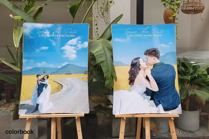 Ảnh Cưới Pha Lê Treo Tường