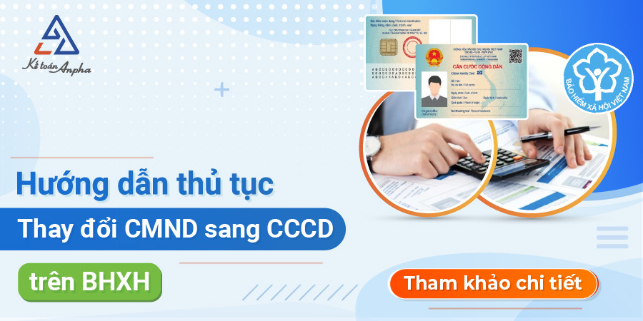 Ảnh mô tả quy trình cập nhật thông tin thẻ căn cước công dân trong hệ thống bảo hiểm xã hội