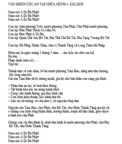 Hướng Dẫn Chi Tiết Bài Cúng Mùng Một Đầu Tháng Chuẩn Nghi Lễ