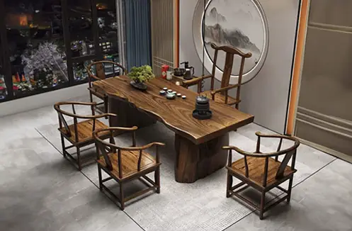 Bá» Bãn Trã Gá» Tá»° Nhiãn Phong Cãch Trung Hoa Kiá»u Má»i Jgy