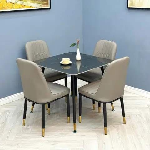 Bộ Bàn Ăn Vuông Monet 4 Ghế Thiết Kế Hiện Đại Màu Sắc Đa Dạng Phù Hợp Nhiều Không Gian Nội Thất