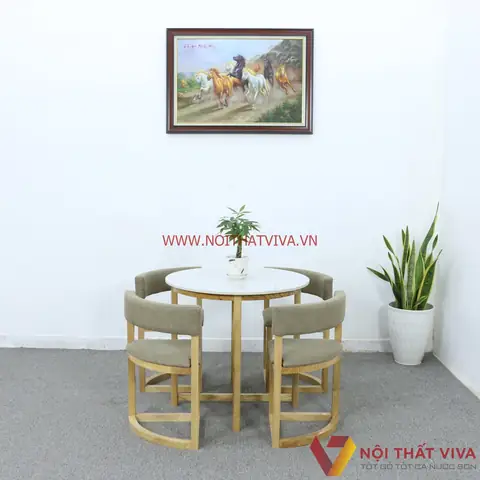 Bàn Ăn Thông Minh Xếp Gọn Tphcm Hình Tròn