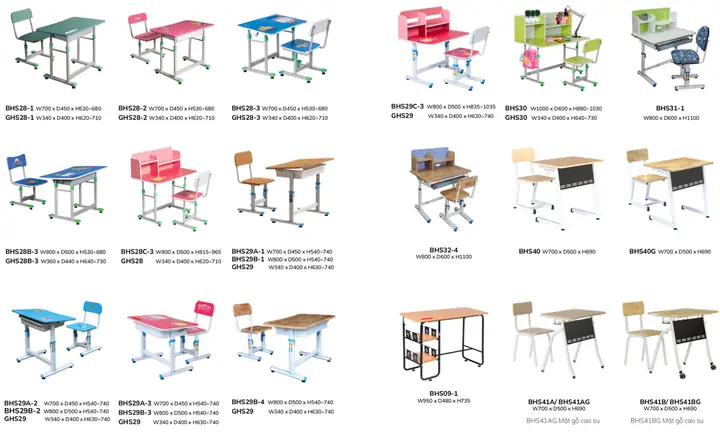Bàn Ghế Học Sinh Hòa Phát