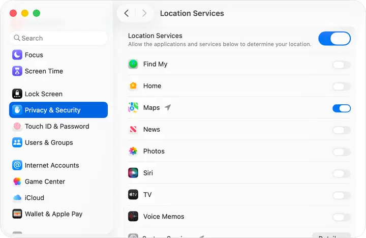Nếu Bạn Không Thể Tìm Thấy Vị Trí Hiện Tại Của Mình Trên Máy Mac
