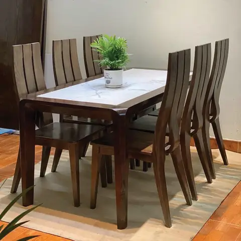 Các Mẫu Bàn 6 Ghế Đẹp Nhất Hiện Nay