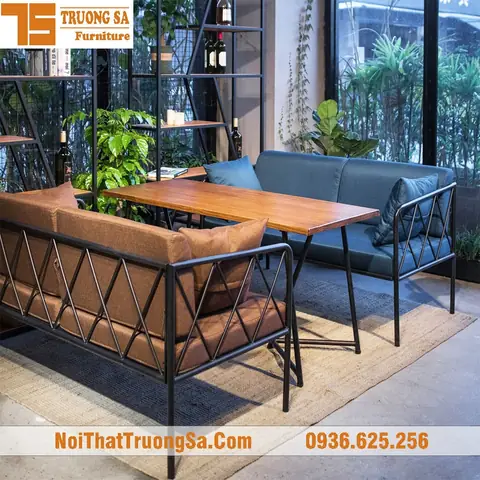 12. Bàn Ghế Cà Phê Sofa Ts327