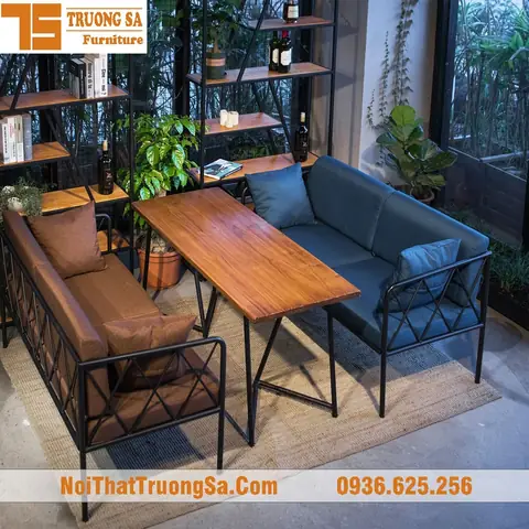 12. Bàn Ghế Cà Phê Sofa Ts327