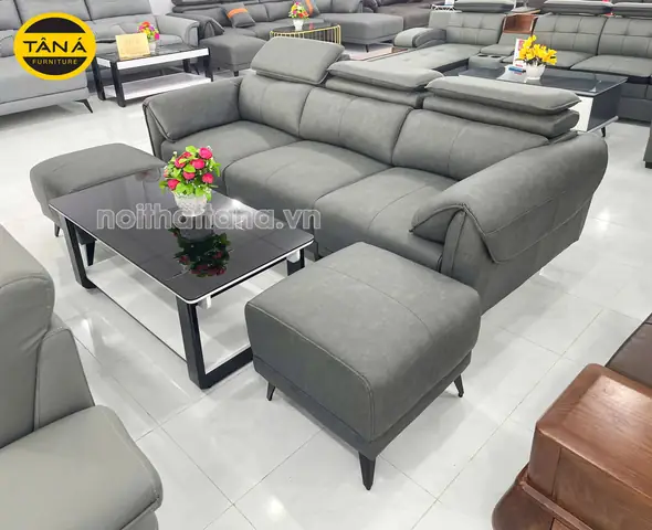 Sofa Văng Da 3 Chỗ Ngồi Nhỏ Gọn Hiện Đại Nb29