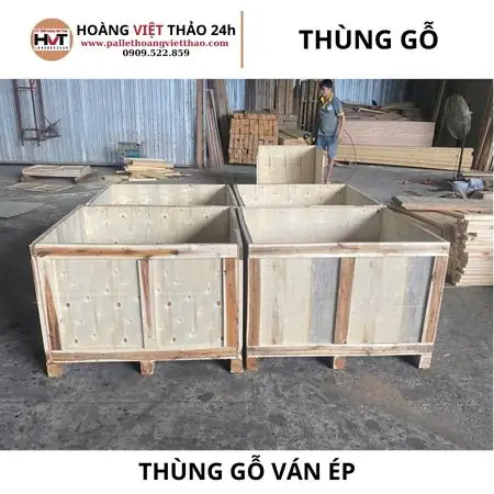 Thùng Gỗ Ván Ép Thùng Gỗ Ván Ép