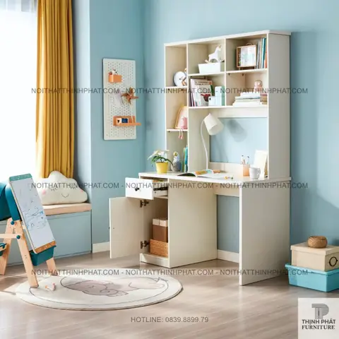 Bàn Học Kết Hợp Giá Sách Đa Năng Cho Bé – Thiết Kế Thông Minh, Tiện Ích Blv32 Bàn Học Kết Hợp Giá Sách Đa Năng Cho Bé – Thiết Kế Thông Minh, Tiện Ích Blv32