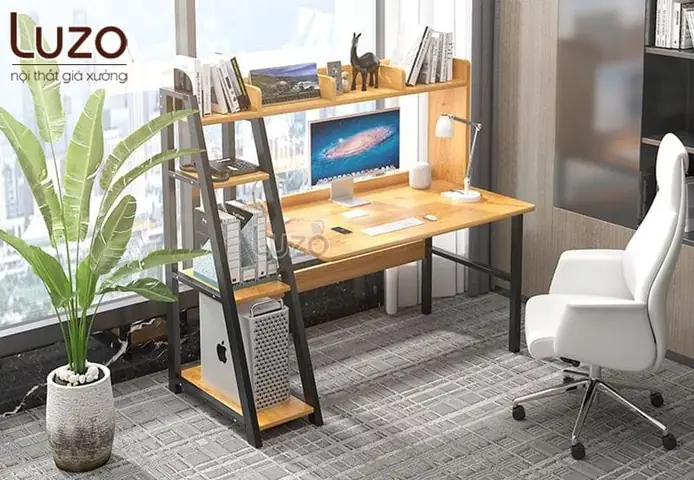 Bàn Học Kèm Giá Sách