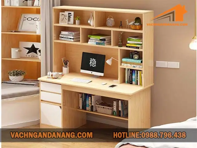 Bàn Học Liền Giá Sách Đà Nẵng- Bàn Học Đà Nẵng