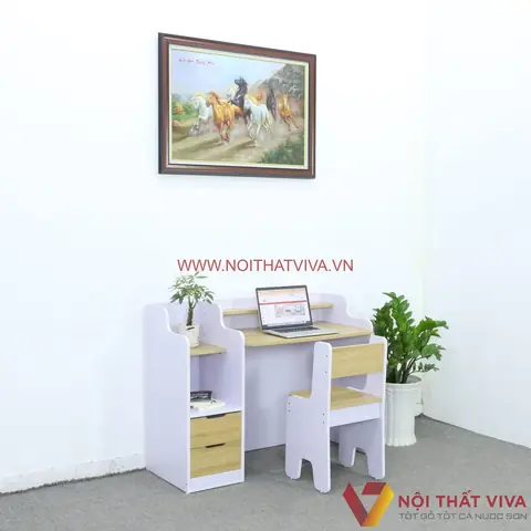 Bàn Học Sinh Liền Kệ Sách Tphcm Gỗ Công Nghiệp Đẹp Bàn Học Sinh Liền Kệ Sách Tphcm Gỗ Công Nghiệp Đẹp