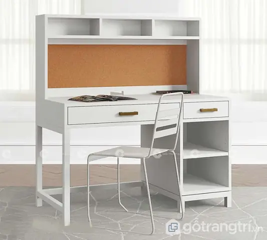 Xu Hướng Bàn Học Màu Trắng Trong Thiết Kế Hiện Đại