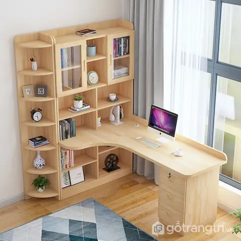 Chất Lượng Đầy Ấn Tượng Của Bàn Học Liền Giá Sách Tiện Lợi Cho Bé Ghs-4952