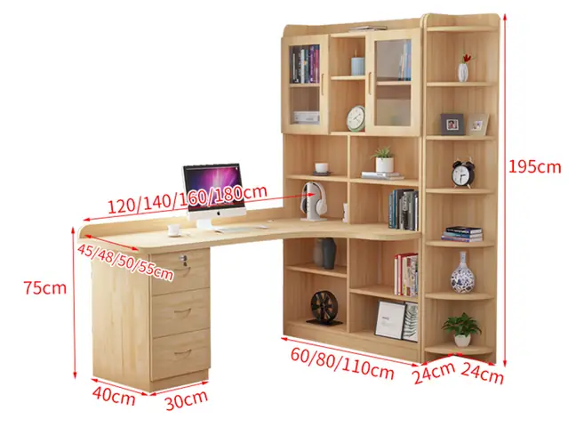 Thông Tin Chi Tiết Về Bàn Học Liền Giá Sách Tiện Lợi Cho Bé Ghs-4952