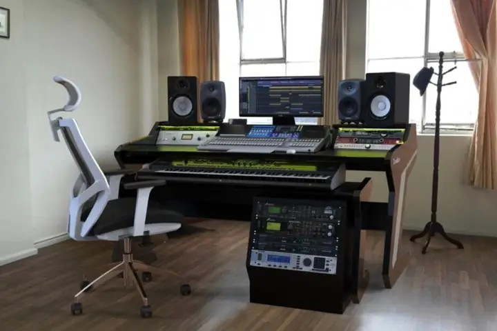 Bàn Phòng Thu Có Hộc Kéo Đàn