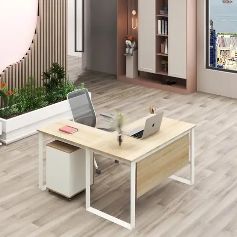 Bàn Làm Việc Gỗ Ép Phủ Laminate