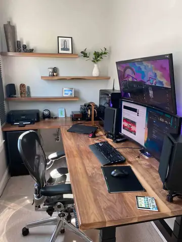 Mẫu Bàn Làm Việc Gỗ Tự Nhiên