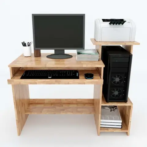 Bàn Máy Vi Tính Gỗ Tự Nhiên: Lựa Chọn Hoàn Hảo Cho Không Gian Làm Việc Hiện Đại