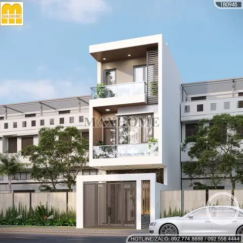 Bản Thiết Kế Nhà Ống 3 Tầng