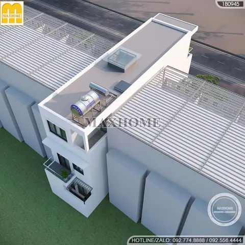 Bản Thiết Kế Nhà Ống 3 Tầng