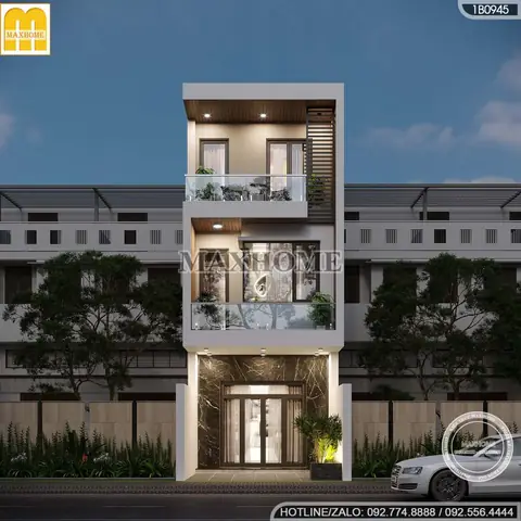 Bản Thiết Kế Nhà Ống 3 Tầng