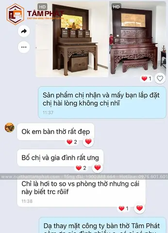 Bàn Thờ Tam Cấp Thờ Phật Và Gia Tiên